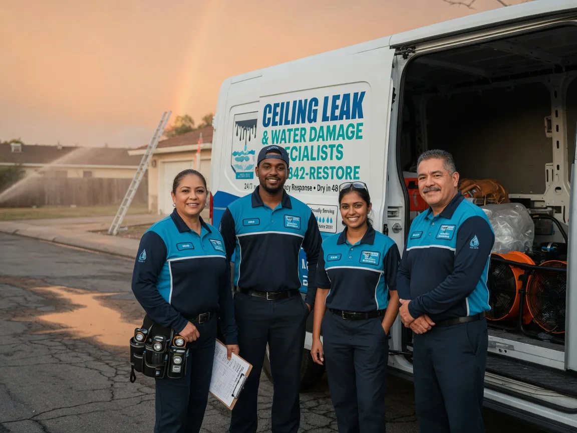 Ceiling Leak Cleanup company in Neffs, OH